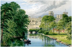 Warwickin linna, Warwickshire, Warwickin jaarlin koti, vuodelta 1880 tekijältä Unbekannt