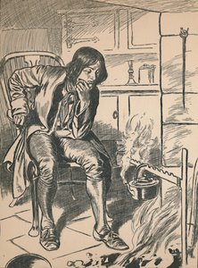 Katselemassa kiehuvaa vedenkeitintä, c1907 tekijältä Unbekannt