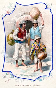 Vedenkuljettajat, Bolivia, 1911 tekijältä Unbekannt