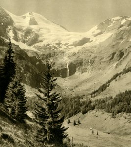 Vesiputous Käfertalissa Ferleitenissä, Itävallassa, vuodelta 1935. tekijältä Unbekannt
