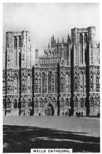 Wellsin katedraali, Wells, Somerset, Englanti, 1936 tekijältä Unbekannt