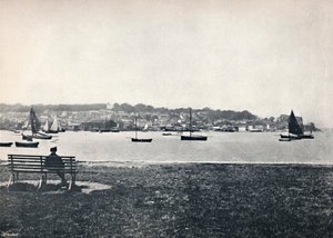 West Cowes - Näkymä East Cowesista, 1895 tekijältä Unbekannt
