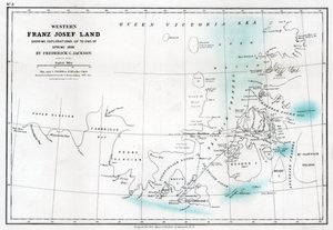 Läntinen Franz Josef Land, 1896 1899 tekijältä Unbekannt