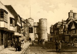 Westgate, Canterbury, 1898. tekijältä Unbekannt