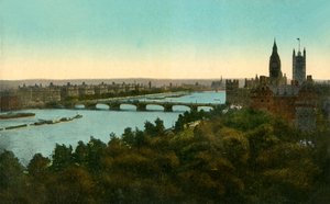 Westminster Bridge, Lontoo, 1910. tekijältä Unbekannt