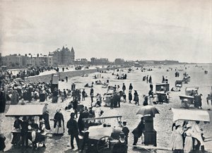 Weston-Super-Mare - Kesäkohtaus hiekoilla, 1895 tekijältä Unbekannt