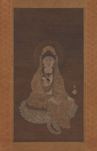 Valkopukuinen Kannon, 1200-luku. tekijältä Unbekannt