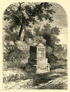 Whittingtons Stone vuonna 1820, c1876. tekijältä Unbekannt