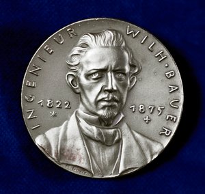 Wilhelm Bauer 1822-1875, saksalainen keksijä ja sukellusveneiden edelläkävijä tekijältä Unbekannt