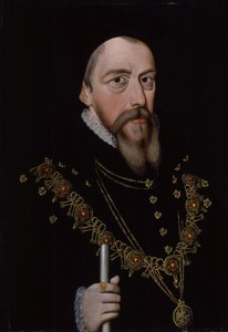 William Cecil, 1. Baron Burghley 1521-1598, vuoden 1572 jälkeen tekijältä Unbekannt