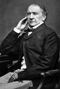 William Ewart Gladstone, brittiläinen liberaalivaltiomies, 1800-luku tekijältä Unbekannt