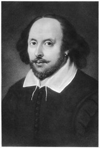 William Shakespeare, englantilainen näytelmäkirjailija, 1800-luku tekijältä Unbekannt