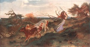 Wind on the Wold, 1863, c1902. tekijältä Unbekannt