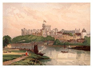 Windsorin linna, 1880 tekijältä Unbekannt