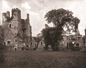 Wingfield Manor, lähellä Alfretonia, Derbyshire, 1894. tekijältä Unbekannt