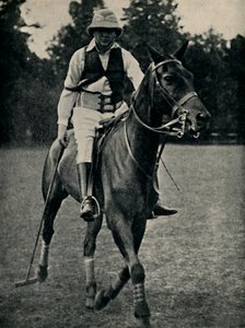 Winston Churchill pelaa pooloa, 1920-luku, 1945. tekijältä Unbekannt