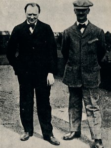Winston Churchill ja George Lambert, 1912, 1945. tekijältä Unbekannt