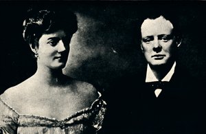 Winston Churchills Engagement, c1908, 1945. tekijältä Unbekannt