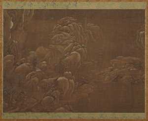 Talvimaisema, Ming- tai Qing-dynastia, 1400-1700-luku. tekijältä Unbekannt