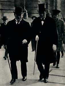 David Lloyd Georgen kanssa, 1917, 1945. tekijältä Unbekannt