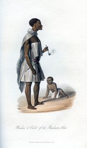 Woman & Child of the Bushman Race, 1848 tekijältä Unbekannt