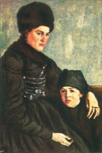 Nainen Dachausta lapsen kanssa, v. 1928. tekijältä Unbekannt
