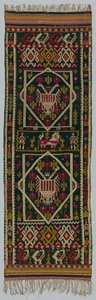 Kudottu sängyn tai rinnan päällinen, 1700-luku. tekijältä Unbekannt