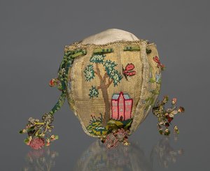 Kudottu kukkaro, 1700-luku. tekijältä Unbekannt