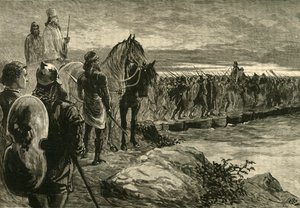 Xerxes ylittää Hellespontin, 1890. tekijältä Unbekannt
