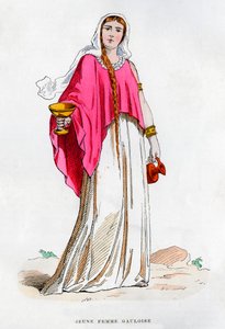 Nuori nainen Gallia, 1882-1884 tekijältä Unbekannt