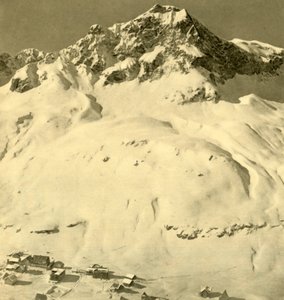 Zürs ja Hasenfluh-huippu, Vorarlberg, Itävalta, 1935. tekijältä Unbekannt