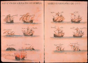 Portugali. Erinomainen Cabral 1500 alla tekijältä Unbekannt