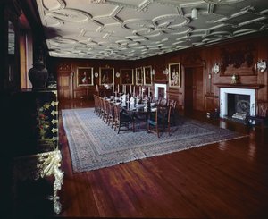 Drumlanrig Castle: ruokasali, jossa on muotokuva Williamista, Queensberryn ensimmäisestä herttuasta tekijältä Unbekannt Unbekannt