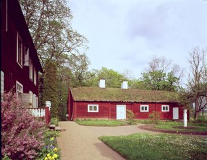 Carl Linnaeuksen talon ruohokattoinen työväentalo, Hammarby, Uppsala, Ruotsi kuva tekijältä Unbekannt Unbekannt