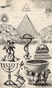 High Degree Symbols, "The Freemason", kirjoittanut Eugen Lennhoff, julkaistu 1932 tekijältä Unbekannt Unbekannt