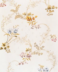 Anna Maria Garthwaiten rokokoomainen epäsymmetrinen kukkakuvio, 1744 tekijältä Unbekannt Unbekannt