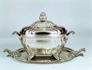 Keittoteline, Dresden, barokki, Friedrich Reinhard Schrodel, n. 1750