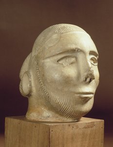 Steatiitti muotokuvapää, Mohenjodaro, 2300-1750 eaa