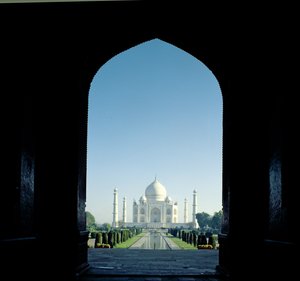 Taj Mahal, Agra, rakennettu vuonna 1647 tekijältä Unbekannt Unbekannt