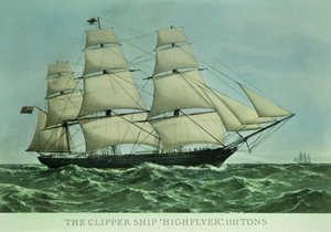 Clipper-alus "Highflyer", 1111 tonnia