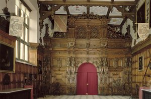 Suuri sali, Audley End, Essex tekijältä Unbekannt Unbekannt