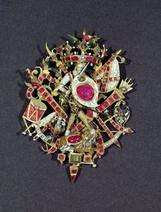 Nasebyn jalokivi, joka muistetaan Nasebyn taistelua vuonna 1645 tekijältä Unbekannt Unbekannt
