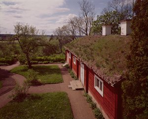 Näkymä Carl Linnaeuksen talosta ja puutarhoista, Hammarby, Uppsala, Ruotsi kuva tekijältä Unbekannt Unbekannt