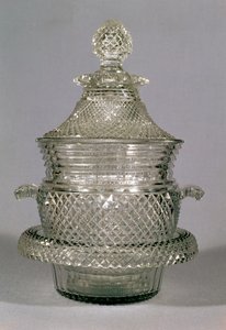 Viininjäähdytin, n. 1815-20 (hiottu lasi)