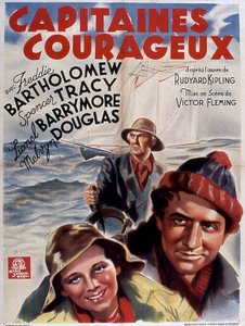 Victor Flemingin Captains Courageous -elokuvajuliste Freddie Bartholomew