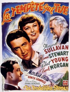 Frank Borzagen Killing Tempest -elokuvajuliste Margaret Sullavanin ja James Stewartin kanssa 1940 tekijältä Unbekannt