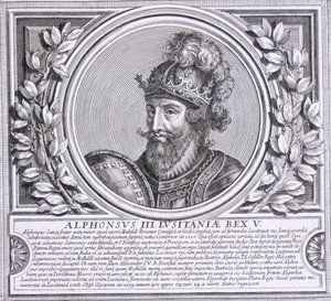 Afonso III Portugalilainen (litho) tekijältä Unbekannt