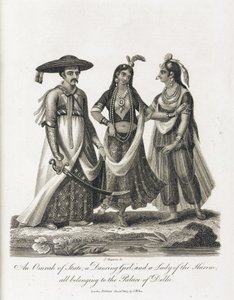 Omrah of State; tanssiva tyttö; ja Lady of the Harem, Intia tekijältä Unbekannt