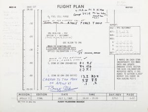 Apollo 11:n lentosuunnitelma, s. 3-17/3-18. NASA/MSC tekijältä Unbekannt