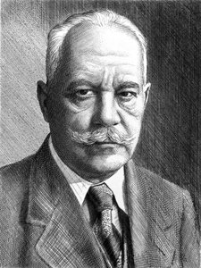 Arnold Sommerfeld, saksalainen fyysikko, 1910-1920 tekijältä Unbekannt